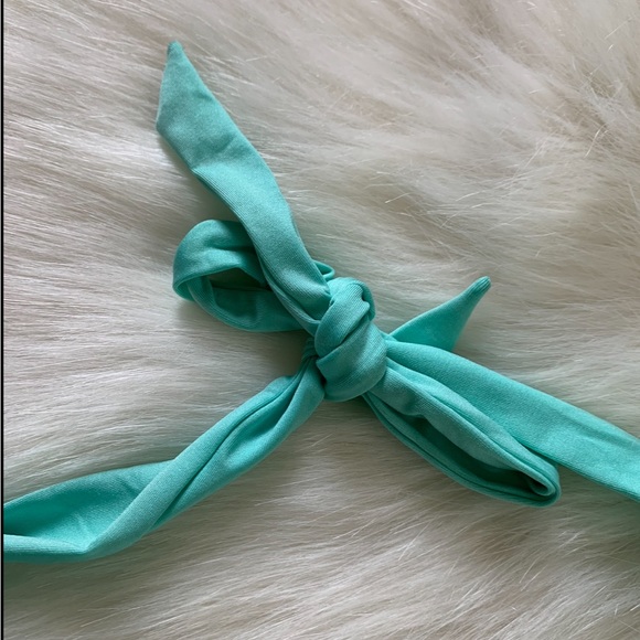 Mossimo Women’s Two Piece Bright Mint Green Bathing Suit - Picture 7 of 11